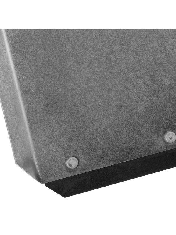 Лопата для уборки снега тротуарная, алюминиевая, 500 х 400 мм, без черенка, Россия Сибртех