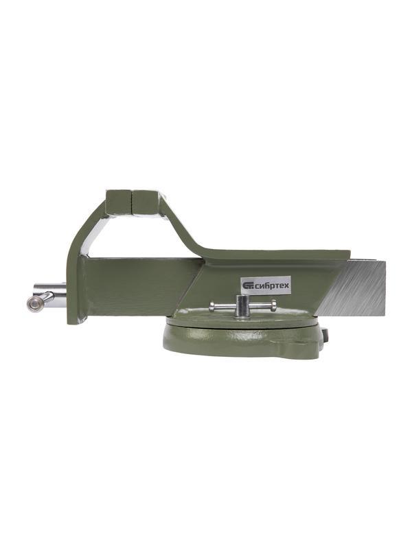 Тиски слесарные, 125 мм, стальные, поворотные// Сибртех