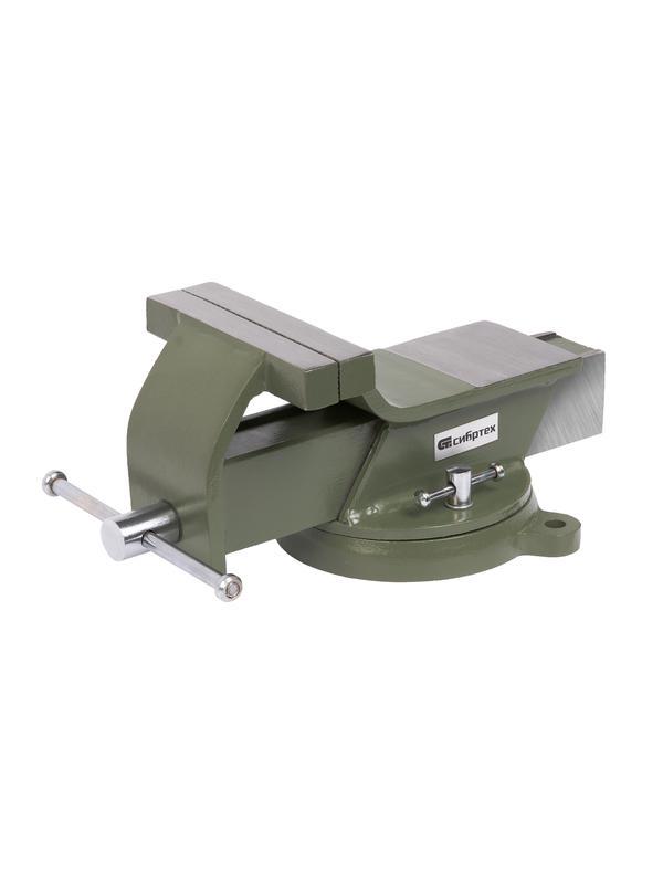 Тиски слесарные, 125 мм, стальные, поворотные// Сибртех