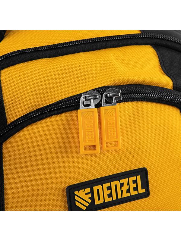 Рюкзак для инструмента, 365х190х430 мм, 3 отделения, 26 карманов// Denzel