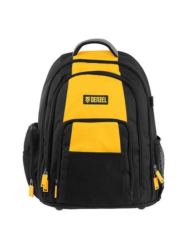 Рюкзак для инструмента, 365х190х430 мм, 3 отделения, 26 карманов// Denzel