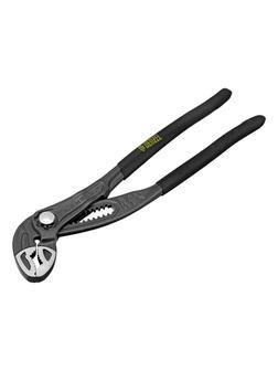 Клещи переставные, кнопочный механизм, обливные рукоятки, 250 мм Denzel