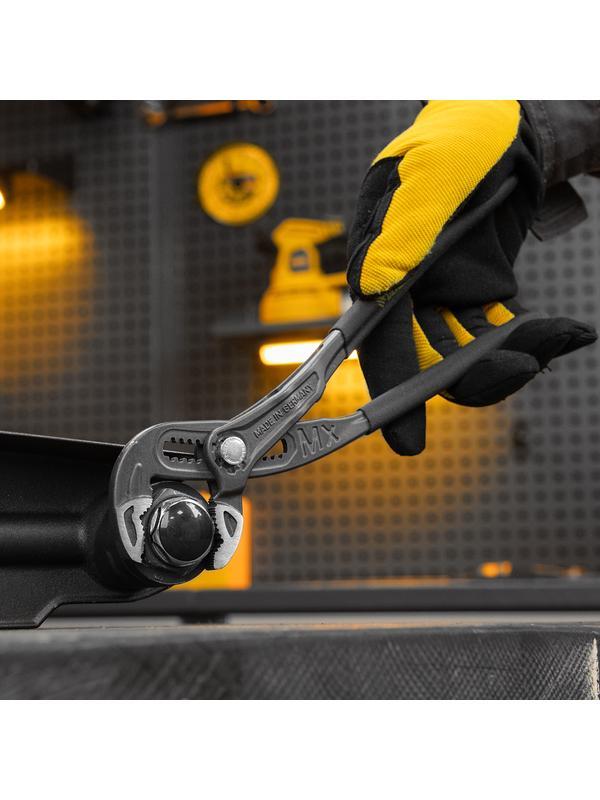 Клещи переставные, кнопочный механизм, обливные рукоятки, 250 мм Denzel