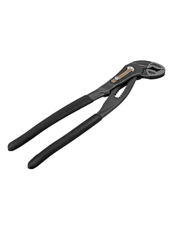 Клещи переставные, кнопочный механизм, обливные рукоятки, 250 мм Denzel