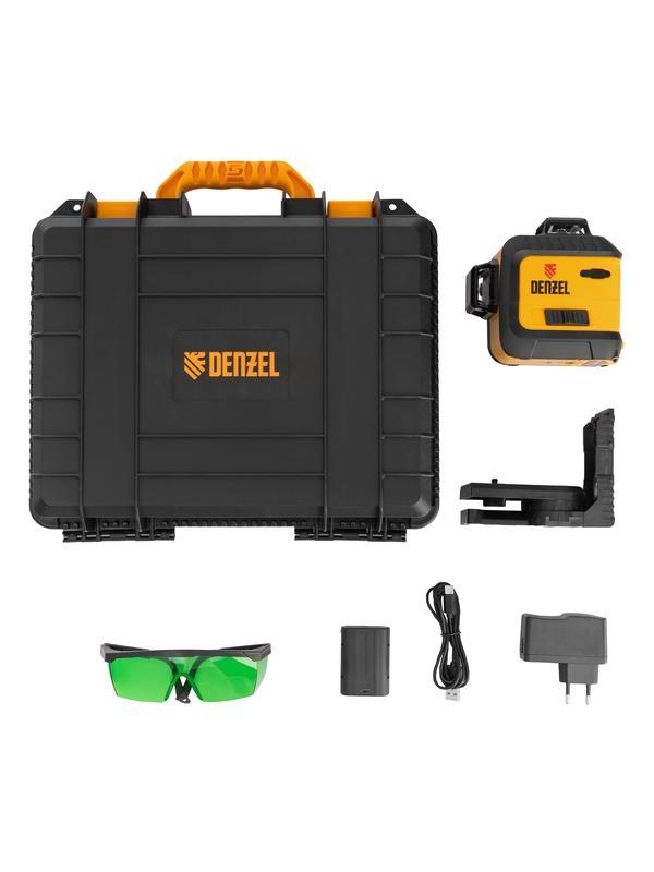 Лазерный уровень мультипризм. LXI 360-3 Green, 30 м, 520 нм, акк. Li 2800 mAh, резьба 1/4