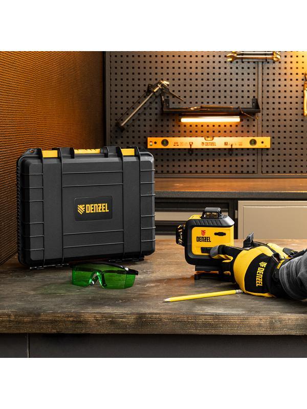 Лазерный уровень мультипризм. LXI 360-3 Green, 30 м, 520 нм, акк. Li 2800 mAh, резьба 1/4