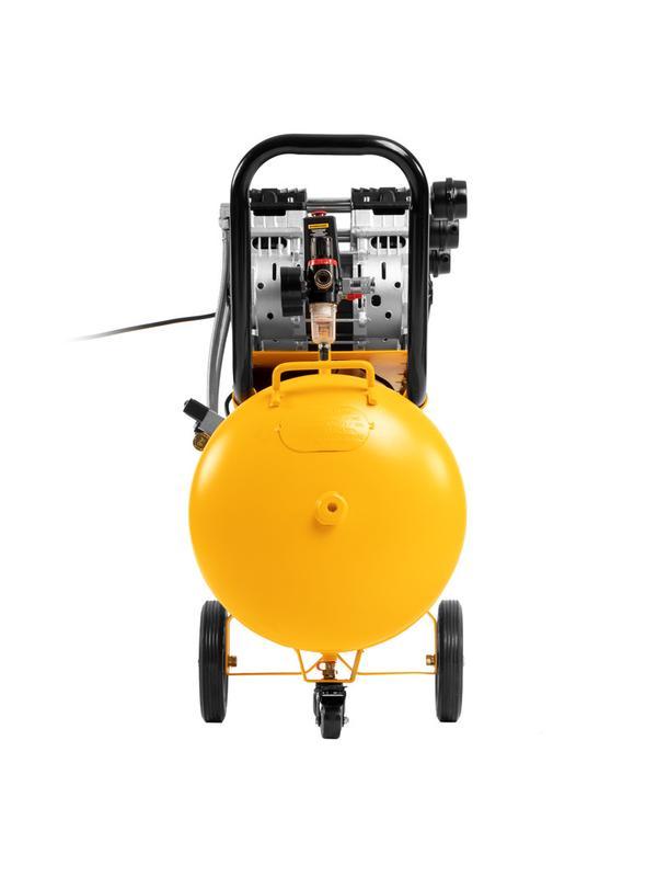 Компрессор безмасляный, малошумный  DLS 2250/100, 2250 Вт, 3x750, 100 л, 410 л/мин блок управления/ Denzel