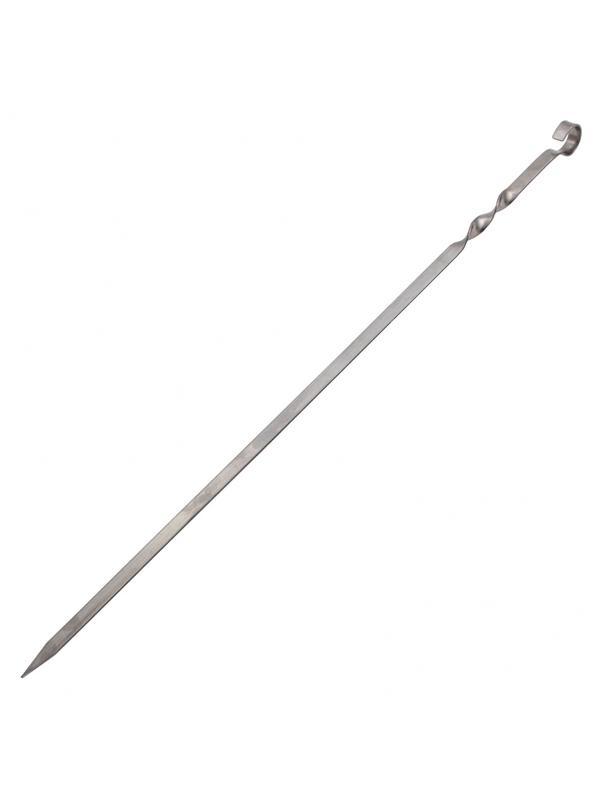 Шампур плоский, 750 х 12 х 2 мм, нержавеющая сталь, Camping Palisad