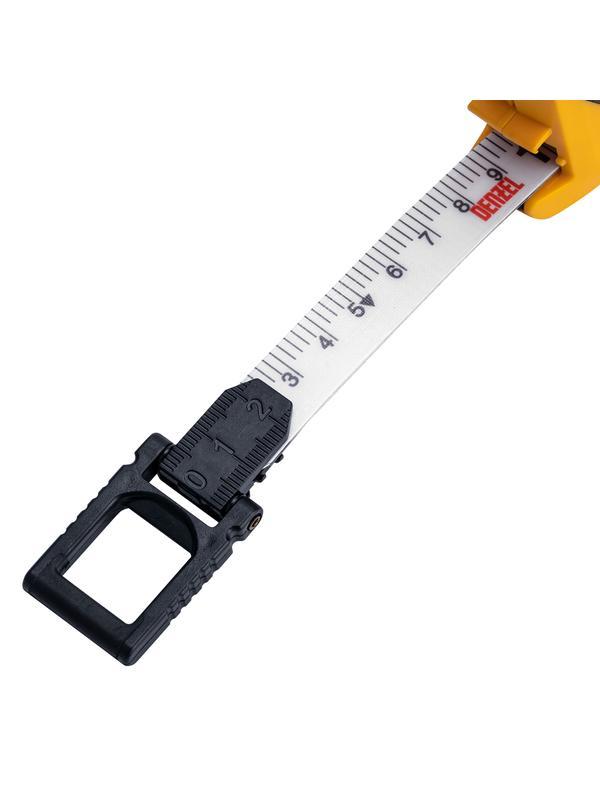 Рулетка геодезическая 50 м х 15 мм, закрытый корпус, фиберглассовая лента Denzel