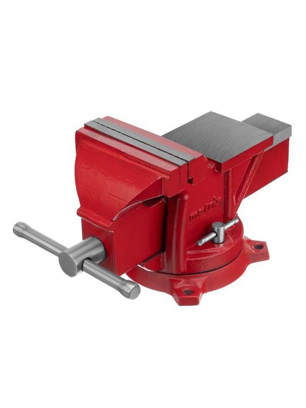 Тиски слесарные, 125 мм, поворотные, с наковальней// Matrix