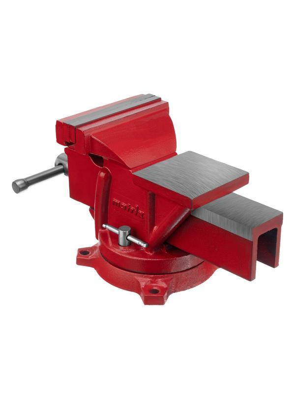 Тиски слесарные, 125 мм, поворотные, с наковальней// Matrix