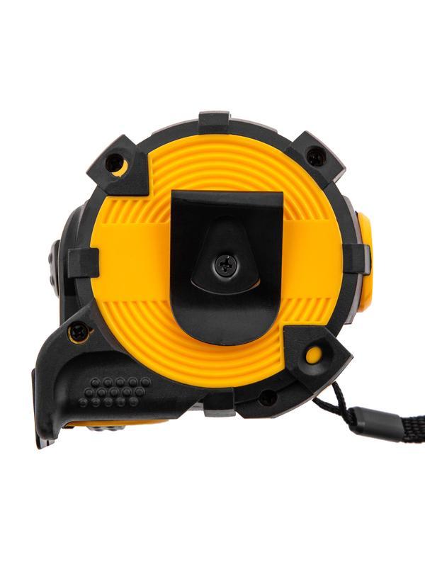 Рулетка 5м х 32мм, автоматич. фиксац., нейлон. покрытие, магнит. зацеп, двухстор. разметка// Denzel