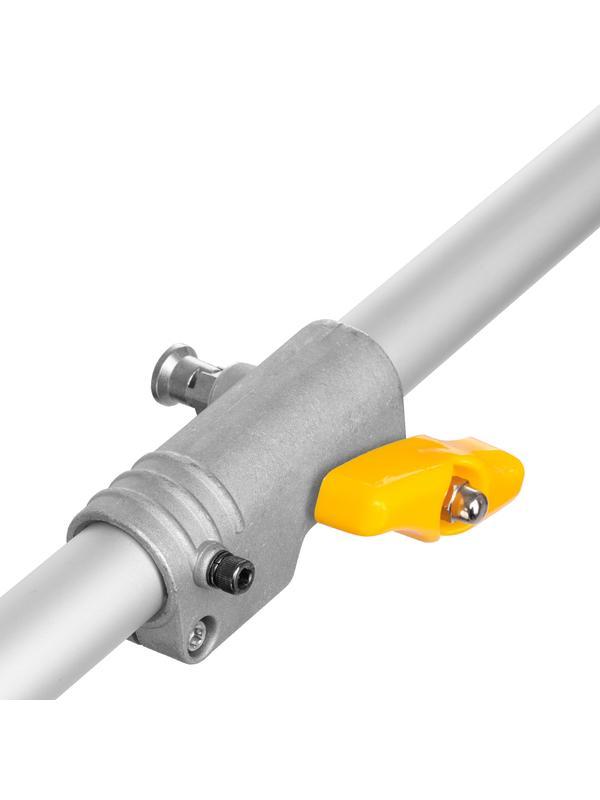 Триммер электрический TE-1200, 1200 Вт, 380 мм, катушка + диск, разборная штанга Denzel