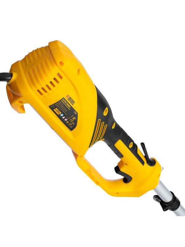 Триммер электрический TE-1200, 1200 Вт, 380 мм, катушка + диск, разборная штанга Denzel