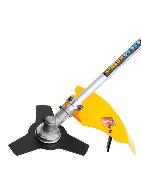 Триммер электрический TE-1200, 1200 Вт, 380 мм, катушка + диск, разборная штанга Denzel