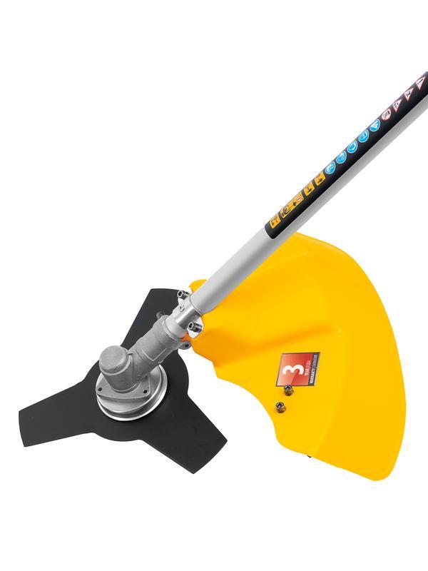 Триммер электрический TE-1200, 1200 Вт, 380 мм, катушка + диск, разборная штанга Denzel