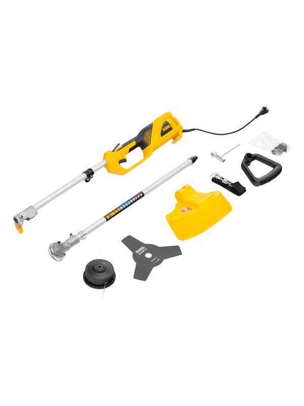 Триммер электрический TE-1200, 1200 Вт, 380 мм, катушка + диск, разборная штанга Denzel