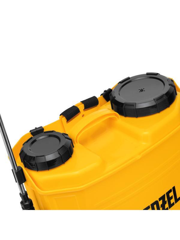 Опрыскиватель ранцевый аккумуляторный D-16LA, 16 л, 12 В, 8 Ач// Denzel