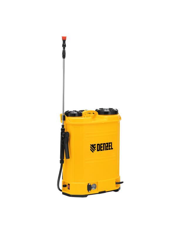 Опрыскиватель ранцевый аккумуляторный D-16LA, 16 л, 12 В, 8 Ач// Denzel