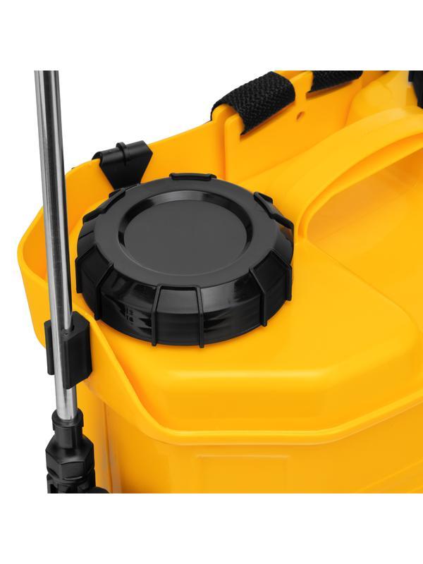 Опрыскиватель ранцевый аккумуляторный D-16LA, 16 л, 12 В, 8 Ач// Denzel