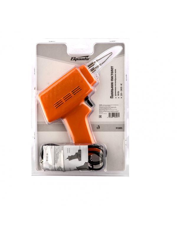 Паяльник с удлиненным петлеобразным жалом, 100 Вт, 220 В Sparta