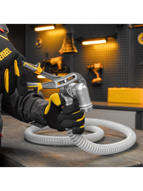 Клещи переставные, трехкомпонентные рукоятки 240 мм Denzel