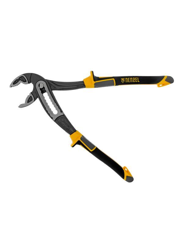 Клещи переставные, трехкомпонентные рукоятки 240 мм Denzel
