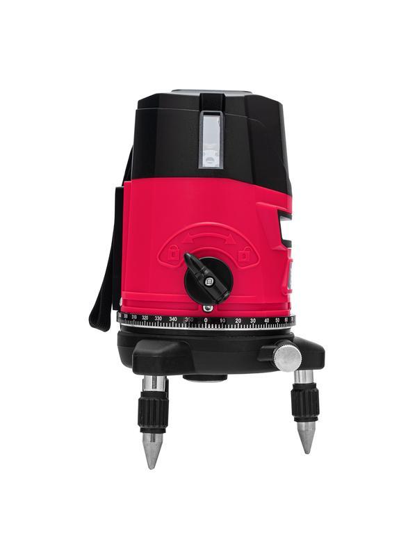 Лазерный уровень CRL-30R, 30 м, красный луч, батарейки, резьба 5/8