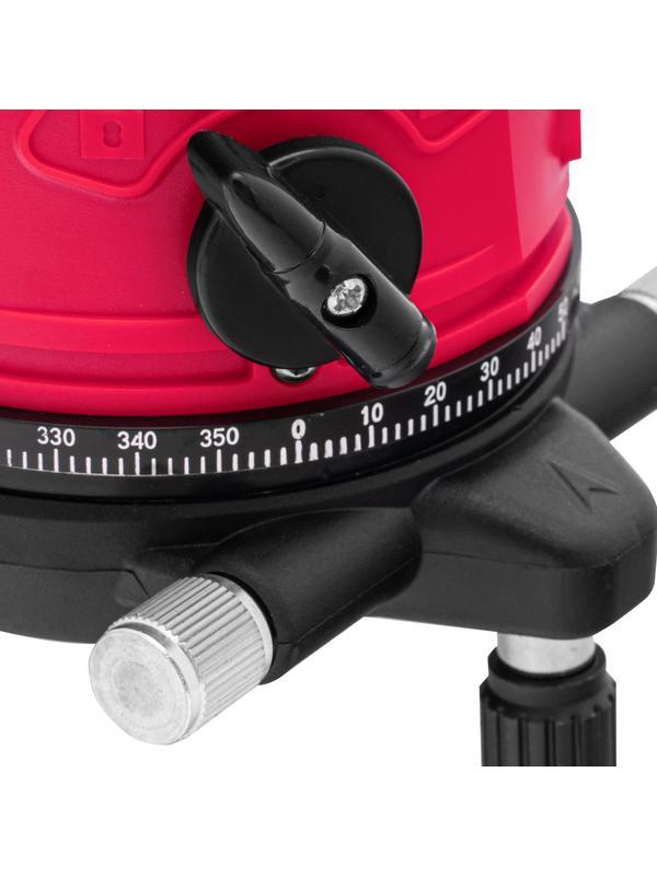 Лазерный уровень CRL-30R, 30 м, красный луч, батарейки, резьба 5/8