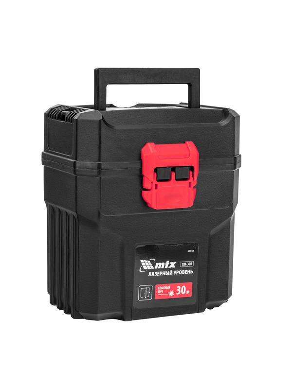 Лазерный уровень CRL-30R, 30 м, красный луч, батарейки, резьба 5/8