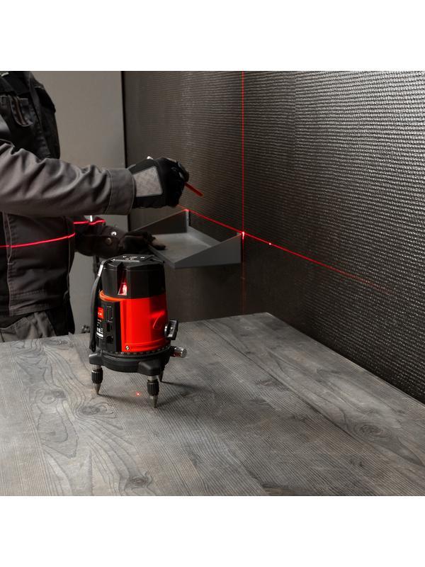 Лазерный уровень CRL-30R, 30 м, красный луч, батарейки, резьба 5/8