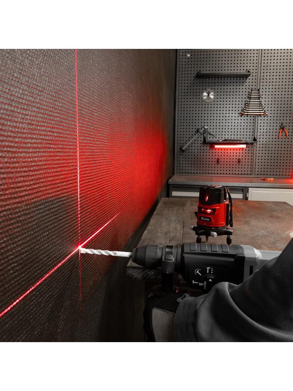 Лазерный уровень CRL-30R, 30 м, красный луч, батарейки, резьба 5/8