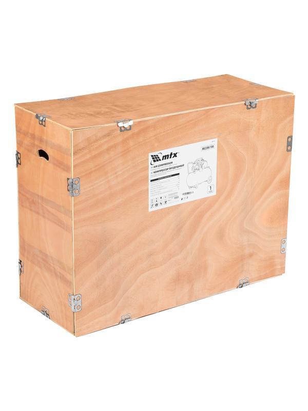 Компрессор воздушный КК-2200/100, 2,2 кВт, 350 л/мин, 100 л, прямой привод, масляный MTX