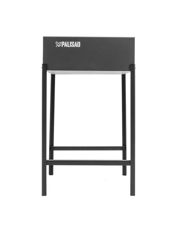 Мангал сварной, 605 х 375 х 138/640 мм, сталь 2 мм, Camping Palisad