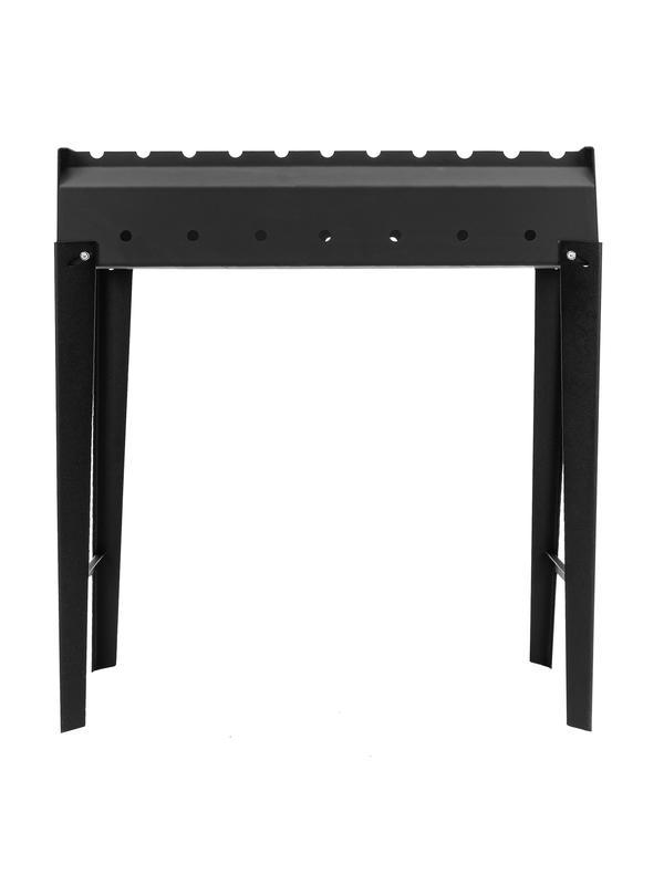 Мангал сварной, 605 х 375 х 138/640 мм, сталь 2 мм, Camping Palisad