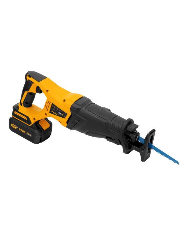 Пила сабельная аккумуляторная бесщет BRC-120,  18В Li-Ion Denzel