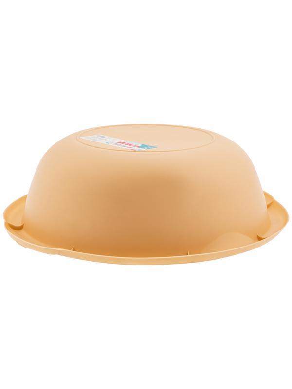 Таз пластмассовый круглый 18 л,бежевый, Home Palisad