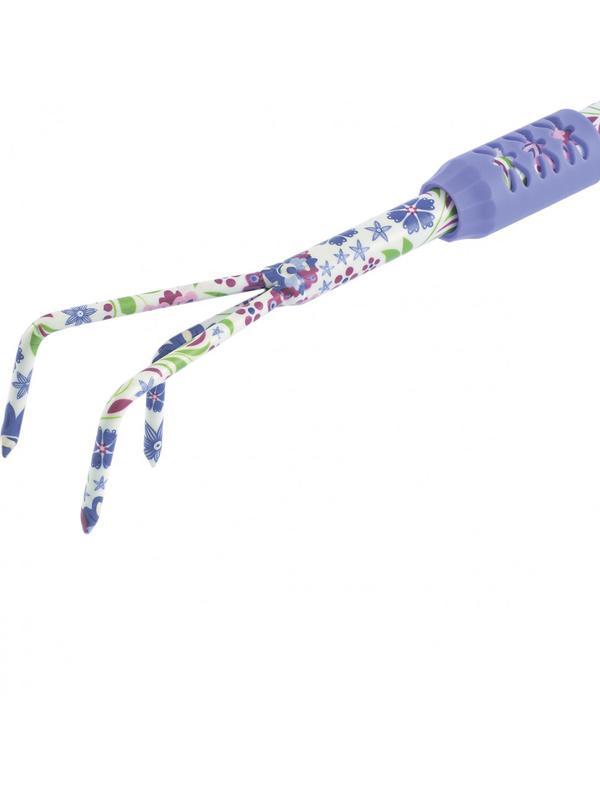 Рыхлитель 3 - зубый, 60 х 430 мм, стальной, удлиненная рукоятка, Flower Mint, Palisad