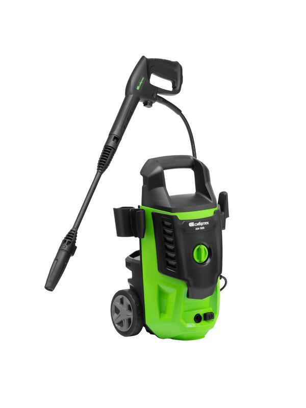 Моечная машина высокого давления АМ-1800, 1800 Вт, 140 бар, 350 л/ч, колесная// Сибртех