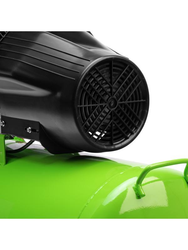 Компрессор воздушный КК-2200/100, 2,2 кВт, 350 л/мин, 100 л, прямой привод, масляный// Сибртех