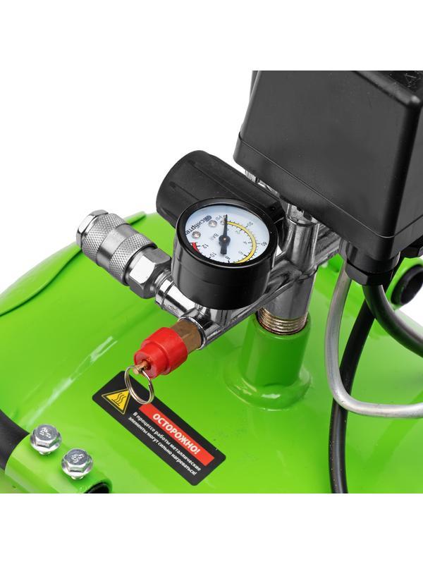 Компрессор воздушный КК-2200/100, 2,2 кВт, 350 л/мин, 100 л, прямой привод, масляный// Сибртех