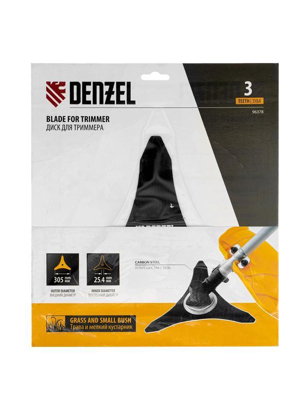 Диск для триммера , 305 х 25,4   3 лезвия// Denzel