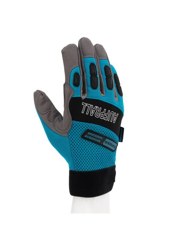 Перчатки универсальные комбинированные, с защитными накладками, STYLISH, размер L (9) Gross