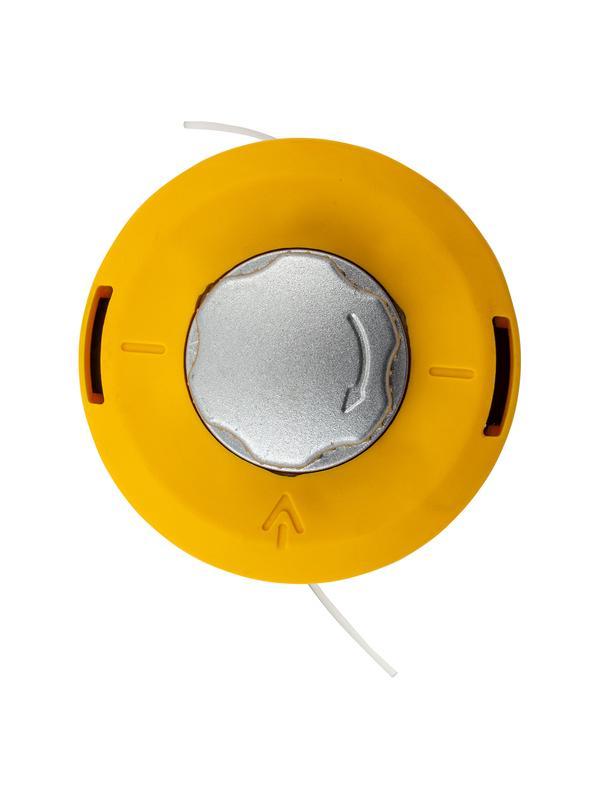 Катушка для мотокосы, полуавтомат.,легкая загрузка лески, гайка M10x1,25, алюм.кнопка Kronwerk