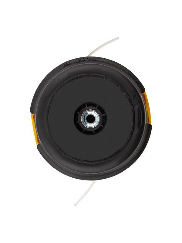 Катушка для мотокосы, полуавтомат.,легкая загрузка лески, гайка M10x1,25, алюм.кнопка Kronwerk