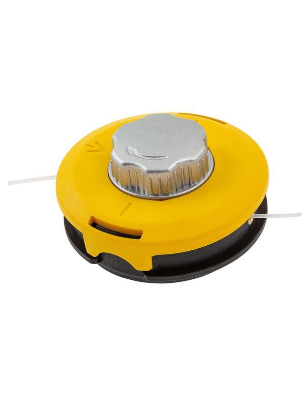 Катушка для мотокосы, полуавтомат.,легкая загрузка лески, гайка M10x1,25, алюм.кнопка Kronwerk