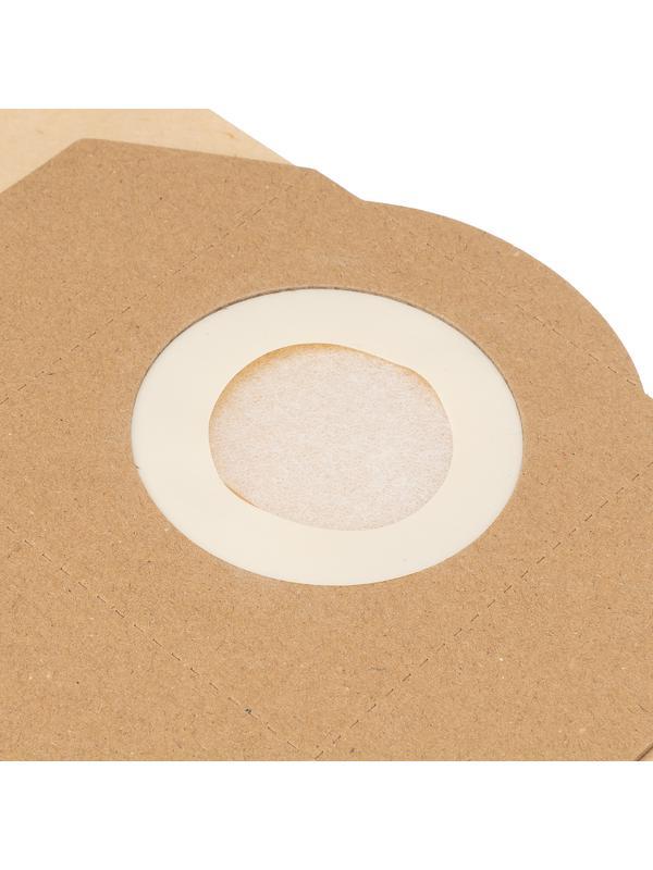 Комплект мешков одноразовых для пылесосов Denzel RVC20, RVC30, LVC20, LVC30, 5 шт.// Denzel