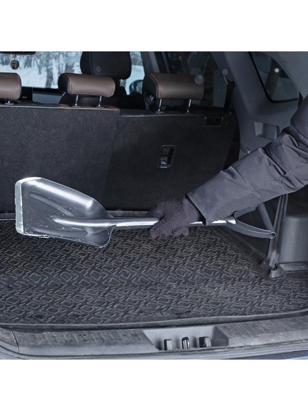 Лопата для уборки снега, полипропилен, 210х260х700 мм, Россия Сибртех