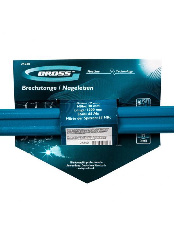 Лом-гвоздодер, двутавровый профиль, 1200х30х17 мм// Gross