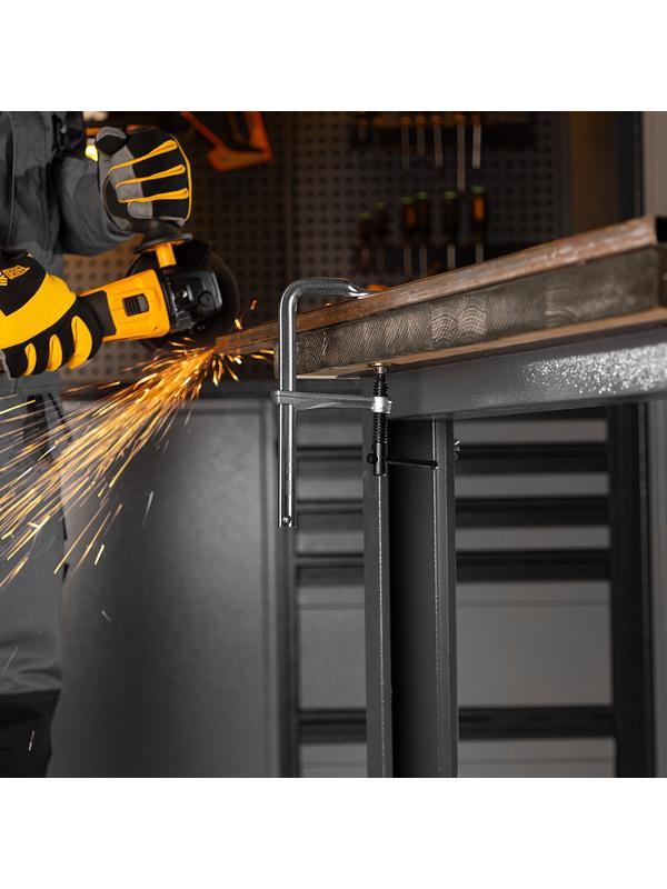 Струбцина F-образная, 80x150мм, кованая // Denzel